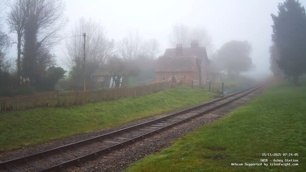 Isle of Wight Steam Railway, Ashey Station Live Cam -  Ashey, Isle of Wight, South East, England, United Kingdom