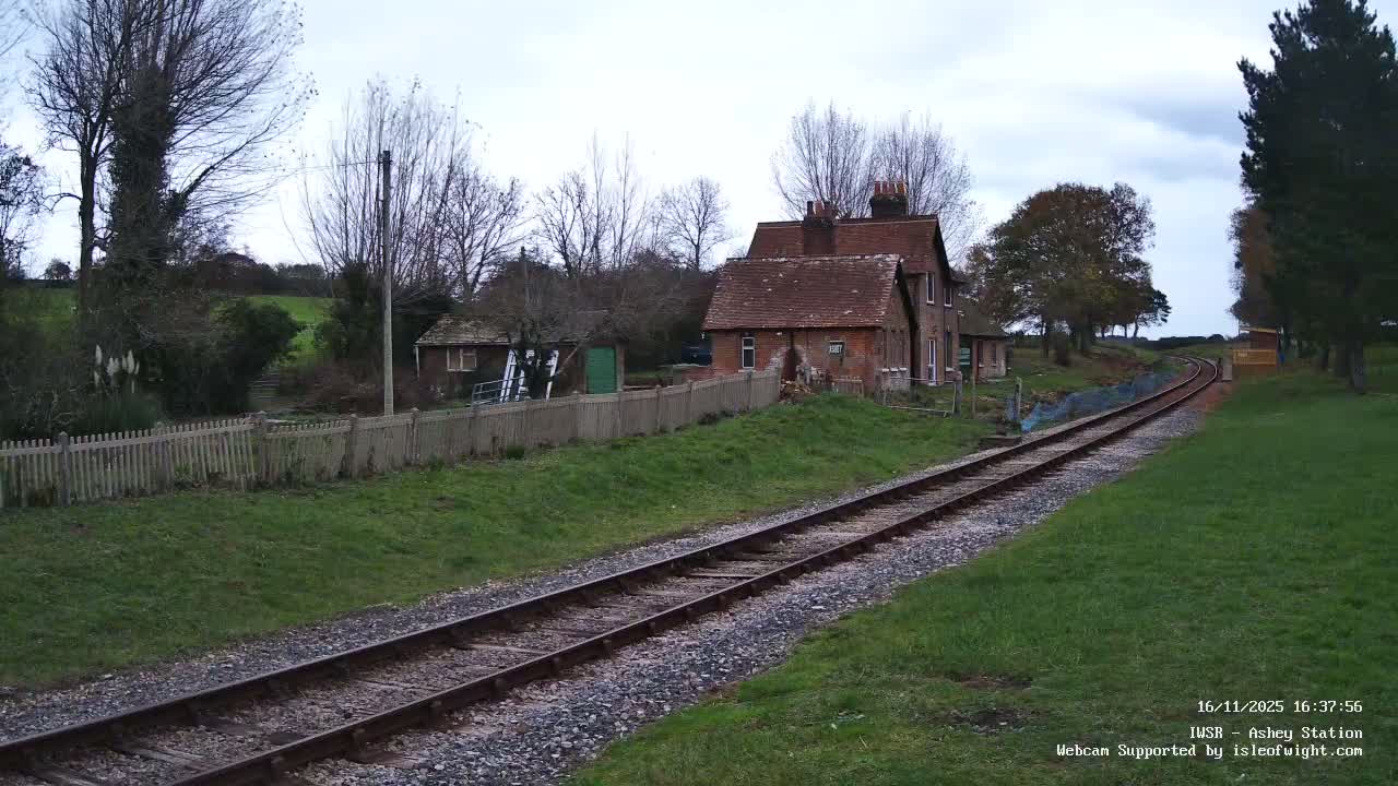 Isle of Wight Steam Railway, Ashey Station Live Cam -  Ashey, Isle of Wight, South East, England, United Kingdom
