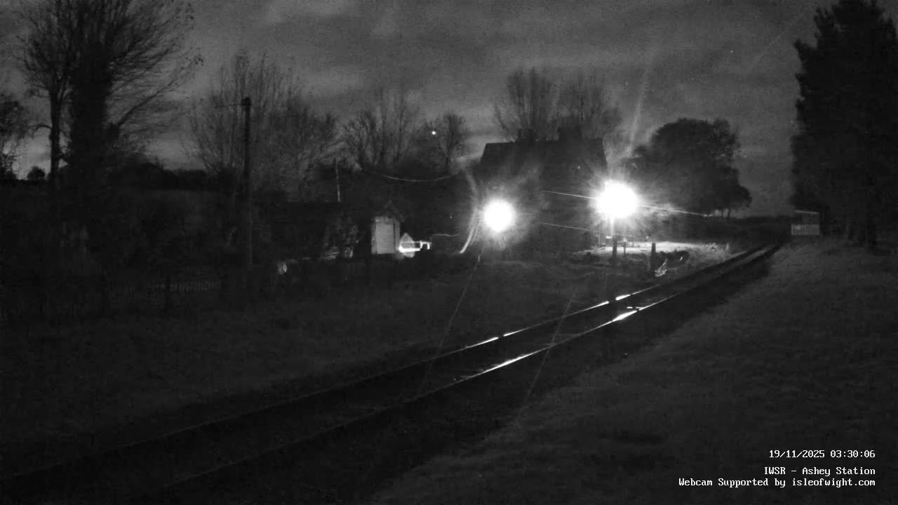 Isle of Wight Steam Railway, Ashey Station Live Cam -  Ashey, Isle of Wight, South East, England, United Kingdom