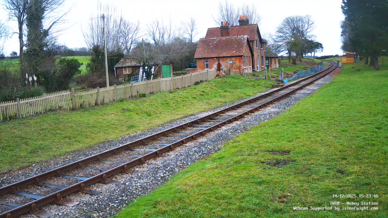 Isle of Wight Steam Railway, Ashey Station Live Cam -  Ashey, Isle of Wight, South East, England, United Kingdom