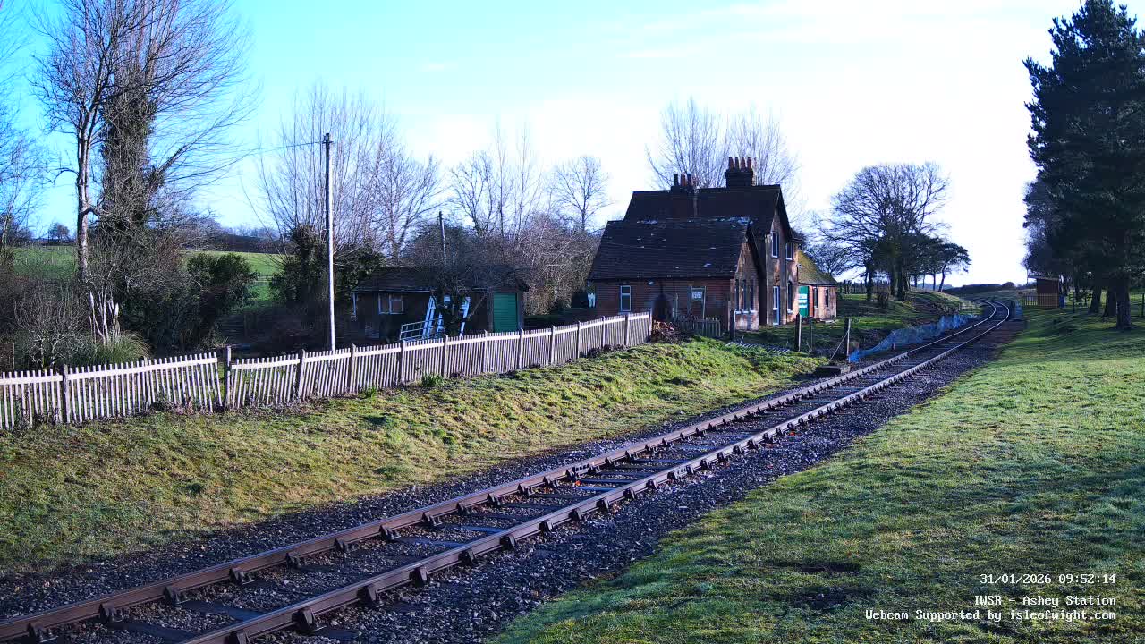 Isle of Wight Steam Railway, Ashey Station Live Cam -  Ashey, Isle of Wight, South East, England, United Kingdom