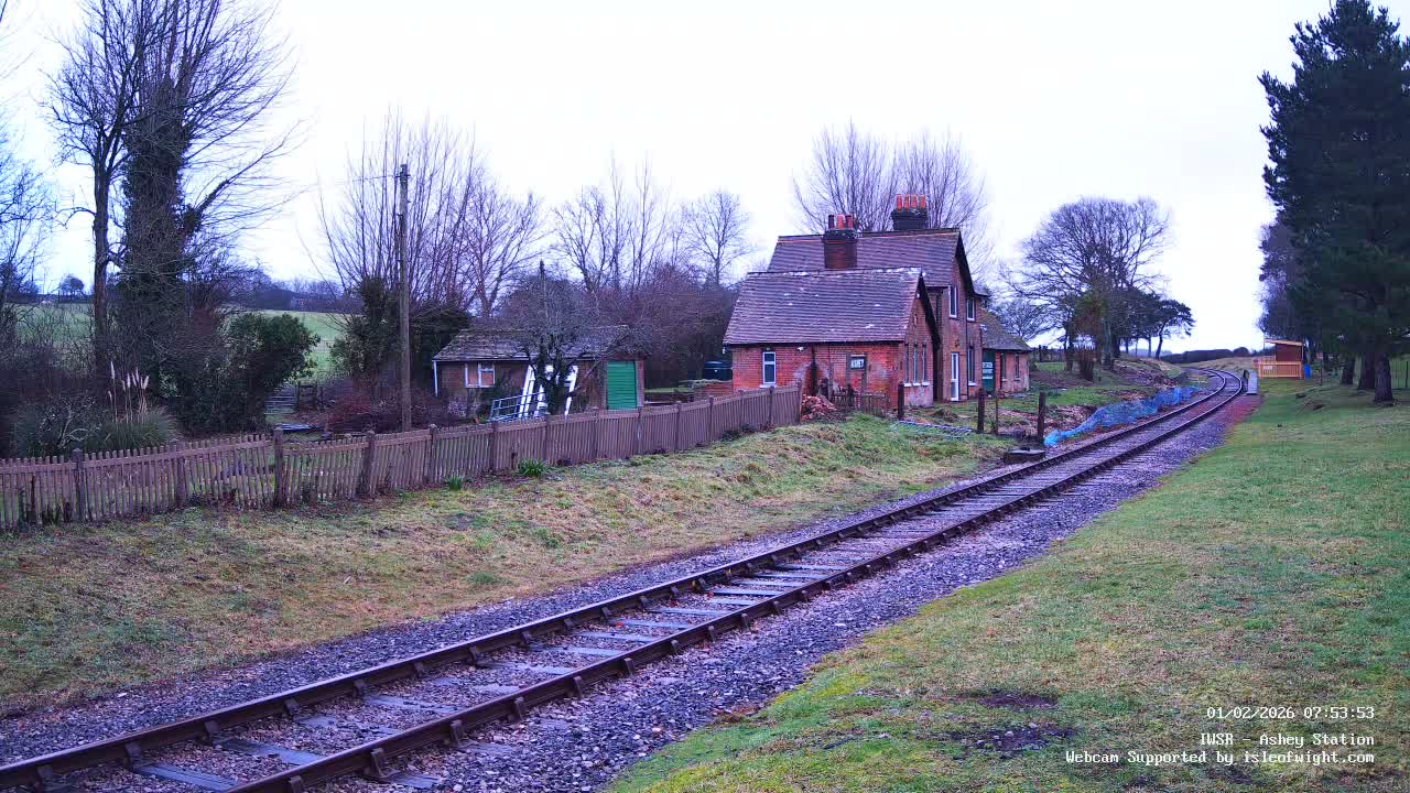 Isle of Wight Steam Railway, Ashey Station Live Cam -  Ashey, Isle of Wight, South East, England, United Kingdom