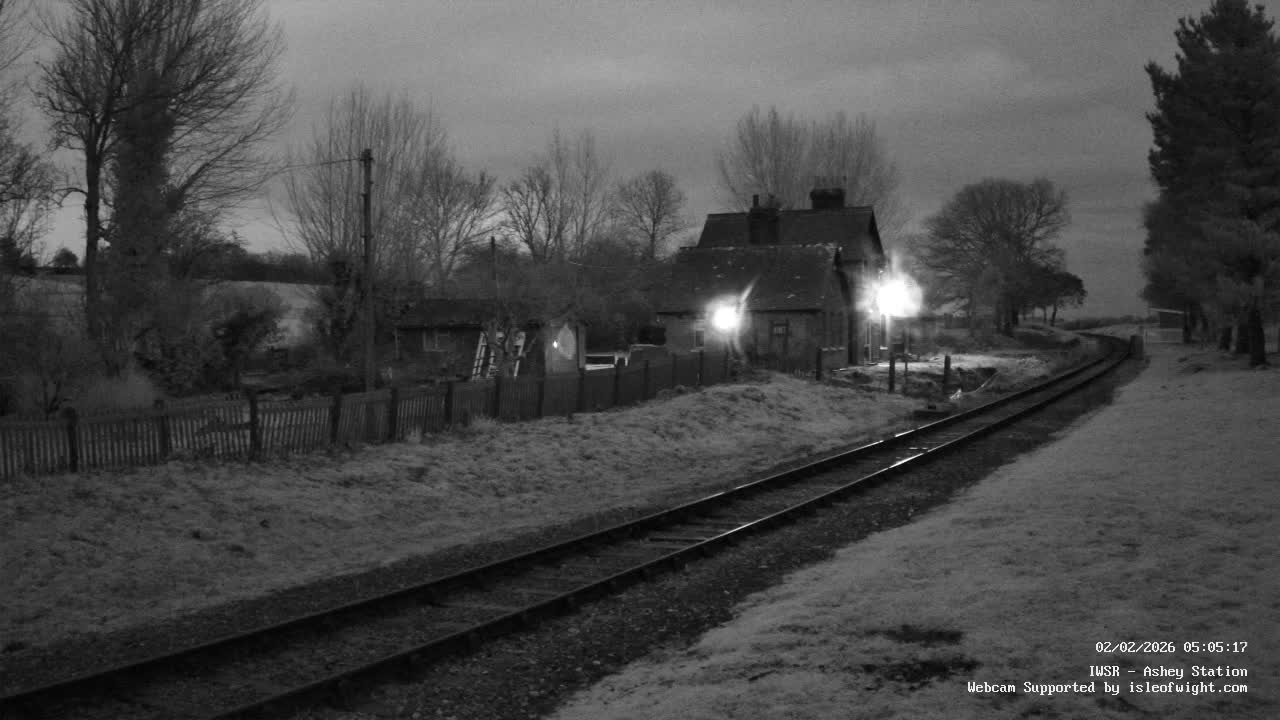 Isle of Wight Steam Railway, Ashey Station Live Cam -  Ashey, Isle of Wight, South East, England, United Kingdom