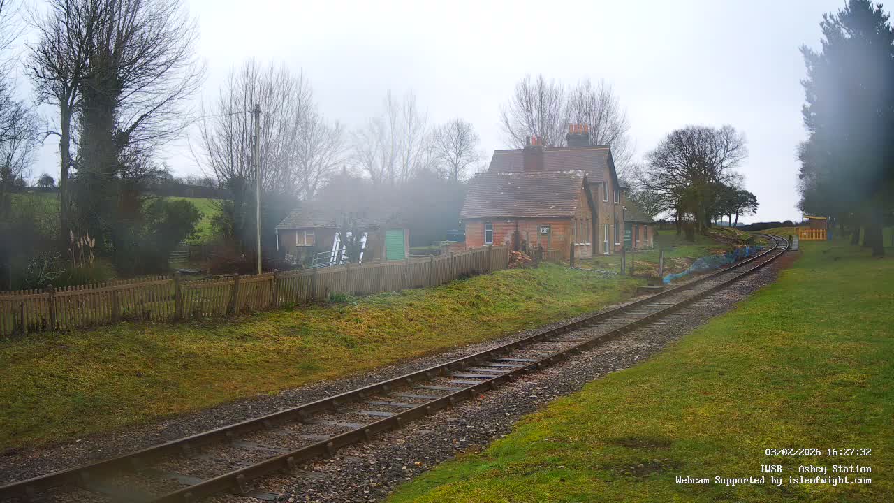 Isle of Wight Steam Railway, Ashey Station Live Cam -  Ashey, Isle of Wight, South East, England, United Kingdom