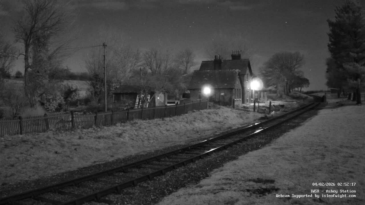 Isle of Wight Steam Railway, Ashey Station Live Cam -  Ashey, Isle of Wight, South East, England, United Kingdom