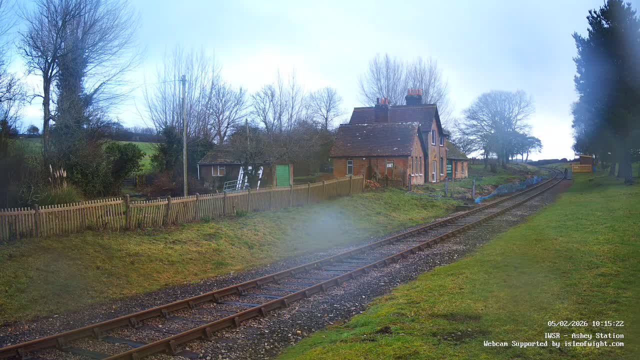 Isle of Wight Steam Railway, Ashey Station Live Cam -  Ashey, Isle of Wight, South East, England, United Kingdom