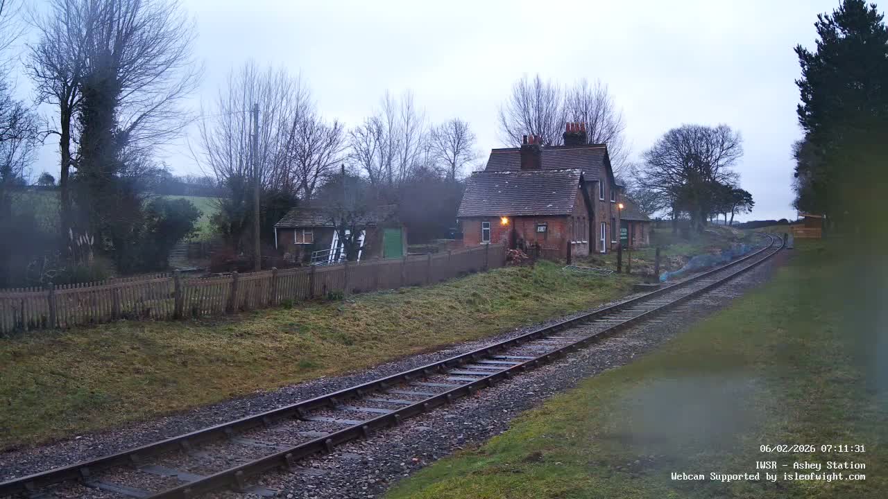 Isle of Wight Steam Railway, Ashey Station Live Cam -  Ashey, Isle of Wight, South East, England, United Kingdom