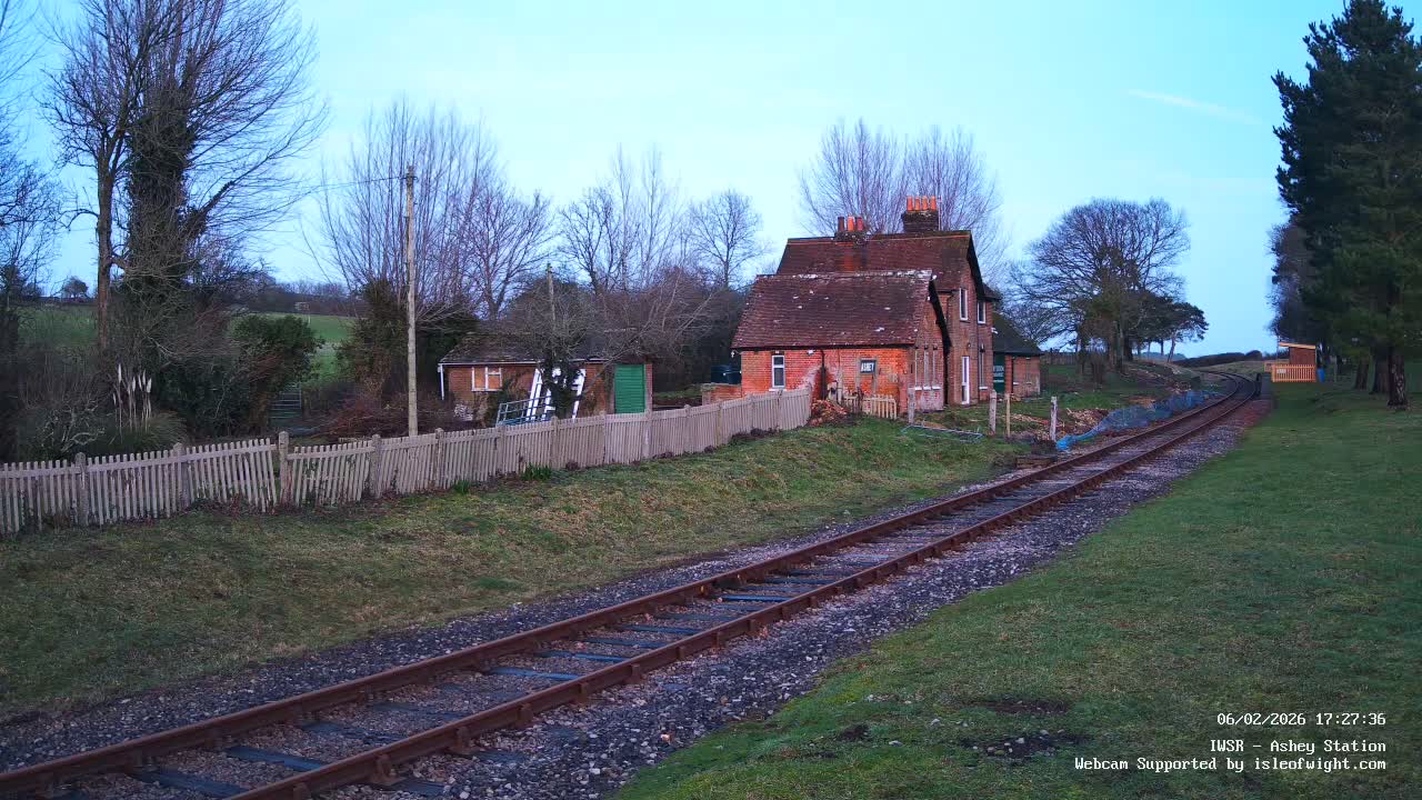 Isle of Wight Steam Railway, Ashey Station Live Cam -  Ashey, Isle of Wight, South East, England, United Kingdom