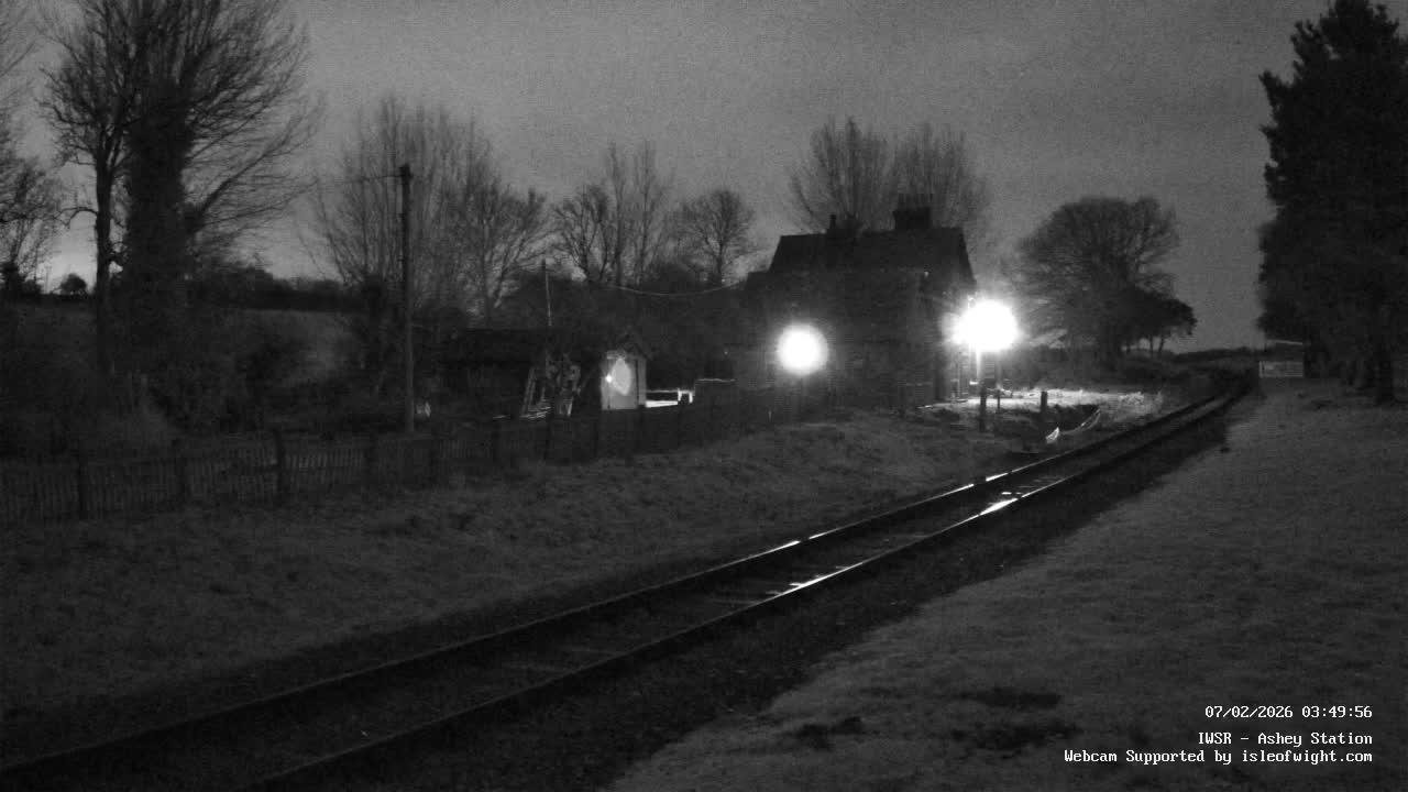 Isle of Wight Steam Railway, Ashey Station Live Cam -  Ashey, Isle of Wight, South East, England, United Kingdom