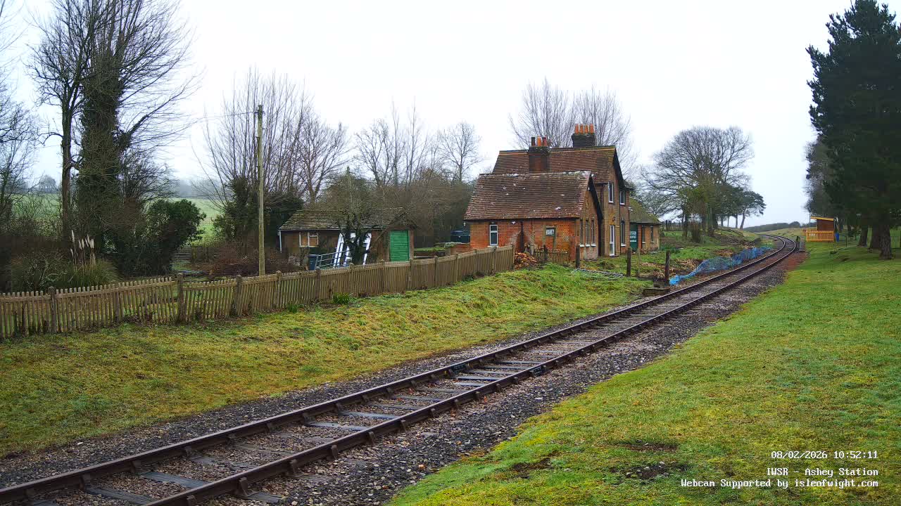 Isle of Wight Steam Railway, Ashey Station Live Cam -  Ashey, Isle of Wight, South East, England, United Kingdom