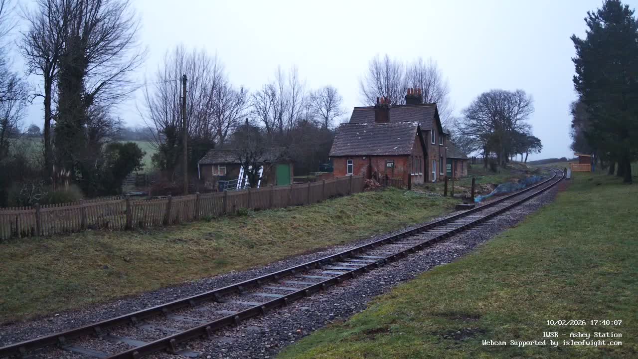 Isle of Wight Steam Railway, Ashey Station Live Cam -  Ashey, Isle of Wight, South East, England, United Kingdom