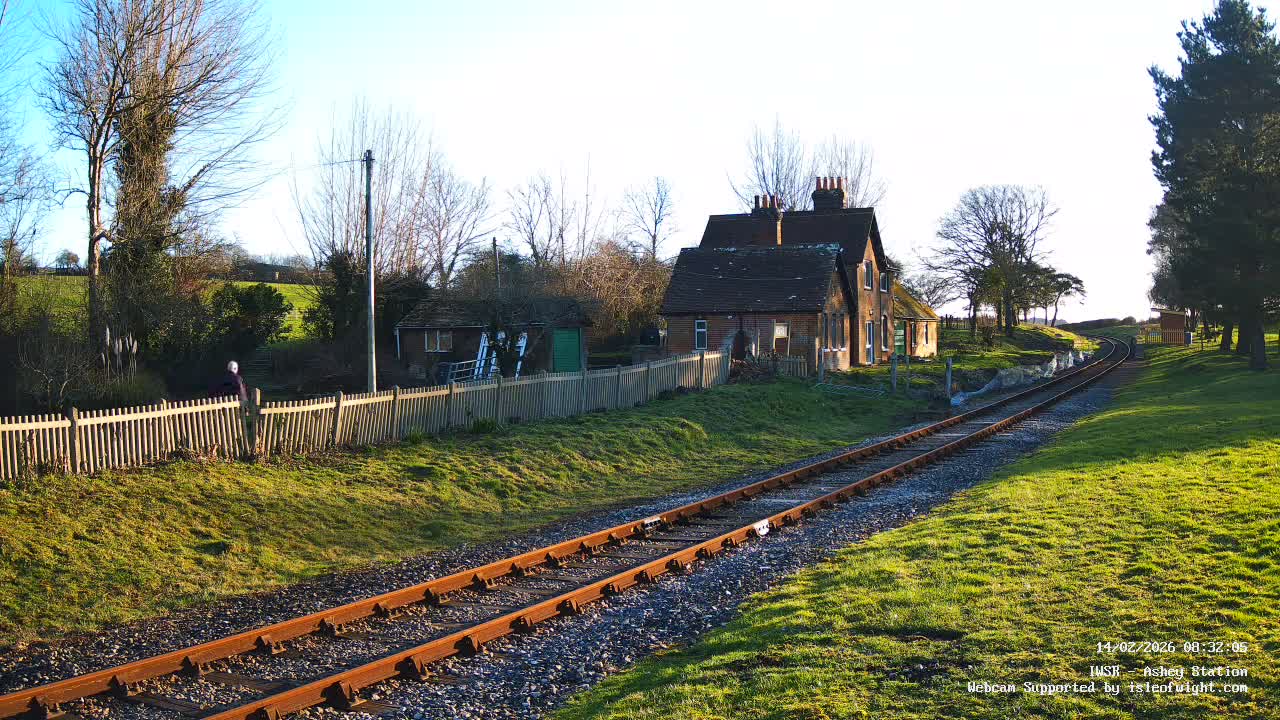Isle of Wight Steam Railway, Ashey Station Live Cam -  Ashey, Isle of Wight, South East, England, United Kingdom