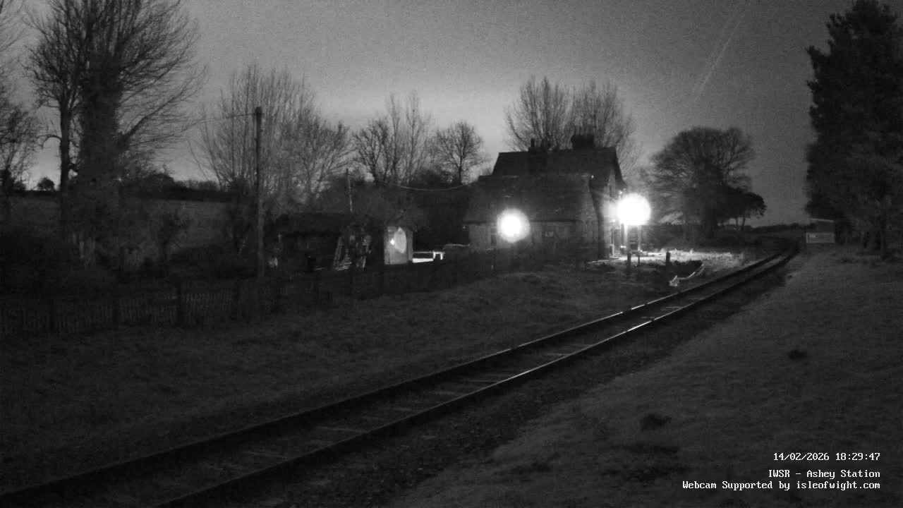 Isle of Wight Steam Railway, Ashey Station Live Cam -  Ashey, Isle of Wight, South East, England, United Kingdom