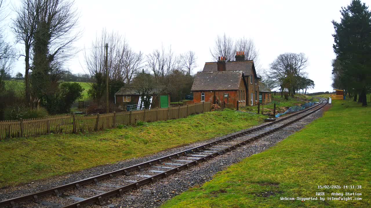 Isle of Wight Steam Railway, Ashey Station Live Cam -  Ashey, Isle of Wight, South East, England, United Kingdom