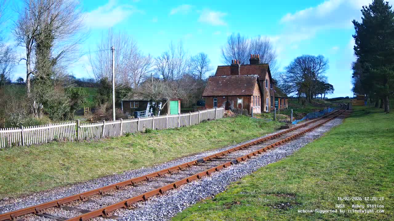 Isle of Wight Steam Railway, Ashey Station Live Cam -  Ashey, Isle of Wight, South East, England, United Kingdom