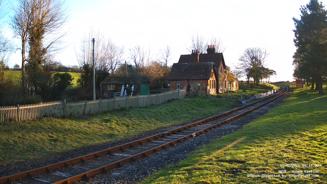 Isle of Wight Steam Railway, Ashey Station Live Cam -  Ashey, Isle of Wight, South East, England, United Kingdom