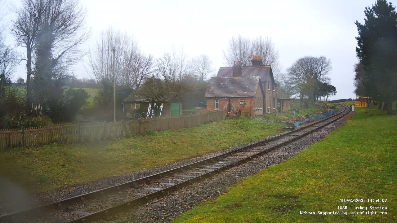 Isle of Wight Steam Railway, Ashey Station Live Cam -  Ashey, Isle of Wight, South East, England, United Kingdom