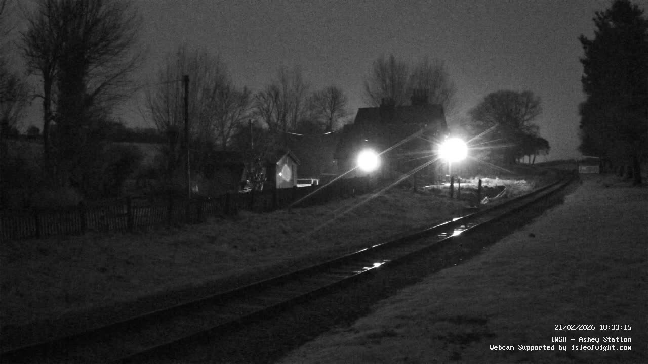 Isle of Wight Steam Railway, Ashey Station Live Cam -  Ashey, Isle of Wight, South East, England, United Kingdom
