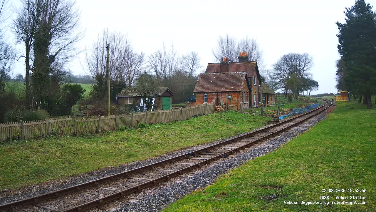 Isle of Wight Steam Railway, Ashey Station Live Cam -  Ashey, Isle of Wight, South East, England, United Kingdom