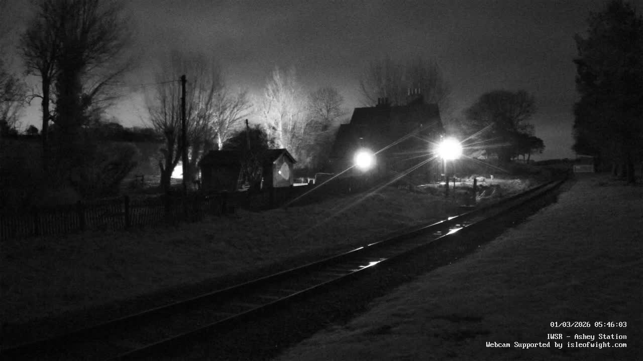 Isle of Wight Steam Railway, Ashey Station Live Cam -  Ashey, Isle of Wight, South East, England, United Kingdom