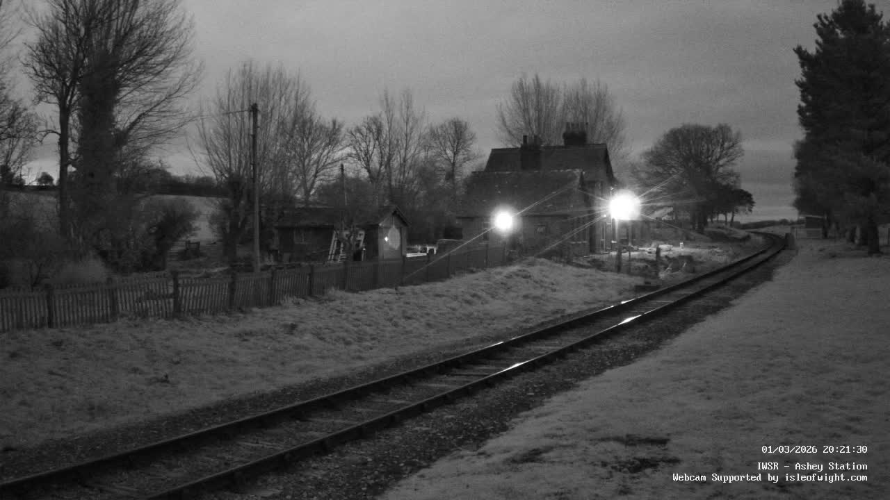 Isle of Wight Steam Railway, Ashey Station Live Cam -  Ashey, Isle of Wight, South East, England, United Kingdom
