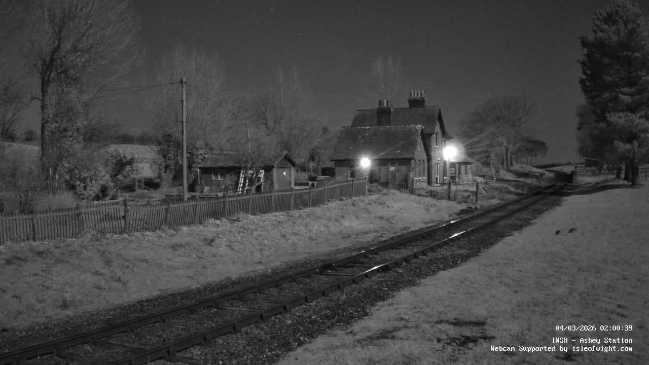 Isle of Wight Steam Railway, Ashey Station Live Cam -  Ashey, Isle of Wight, South East, England, United Kingdom