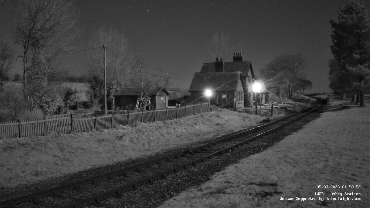 Isle of Wight Steam Railway, Ashey Station Live Cam -  Ashey, Isle of Wight, South East, England, United Kingdom