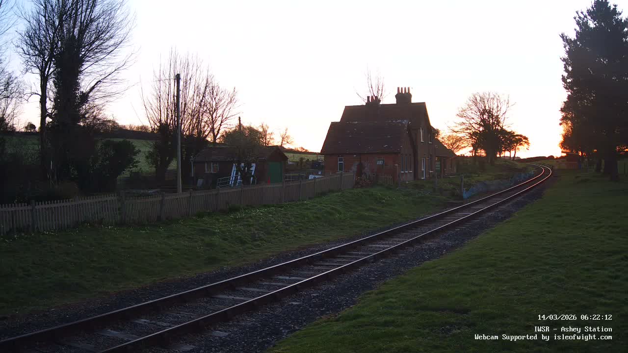 Isle of Wight Steam Railway, Ashey Station Live Cam -  Ashey, Isle of Wight, South East, England, United Kingdom