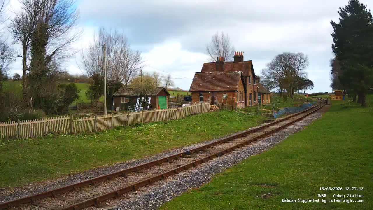 Isle of Wight Steam Railway, Ashey Station Live Cam -  Ashey, Isle of Wight, South East, England, United Kingdom