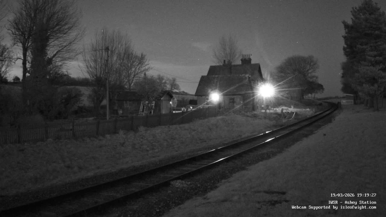 Isle of Wight Steam Railway, Ashey Station Live Cam -  Ashey, Isle of Wight, South East, England, United Kingdom
