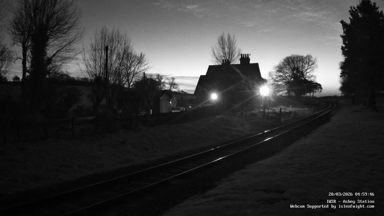 Isle of Wight Steam Railway, Ashey Station Live Cam -  Ashey, Isle of Wight, South East, England, United Kingdom