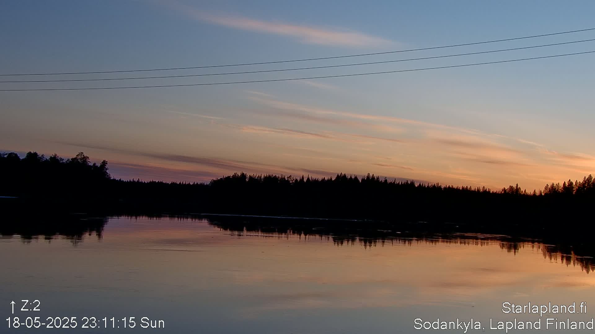 Kitinen River & Osprey Nest  View Sodankylä Live Cam -  Sodankyla, Northern Lapland (Pohjois-Lappi), Lapland (Lappi),Finland