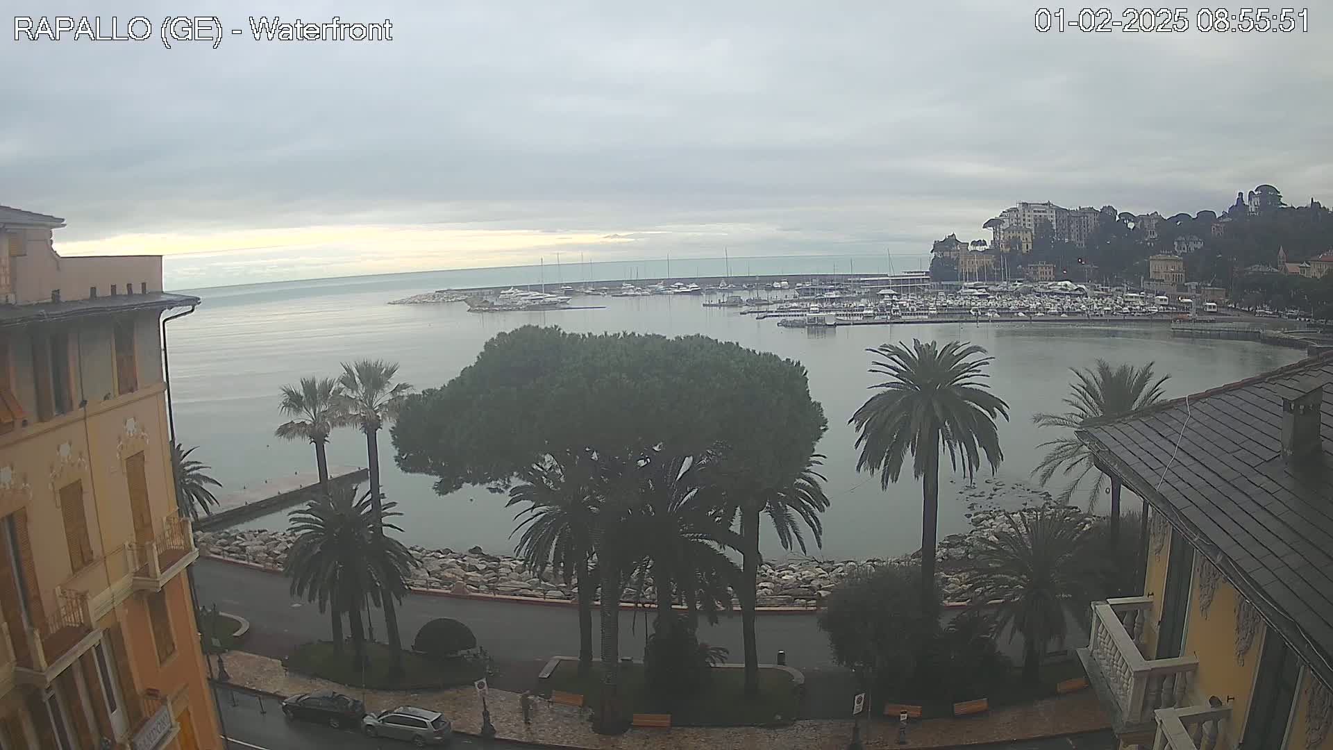 Rapallo Vittorio Veneto Coast Live Cam - Genoa, Liguria, Italy