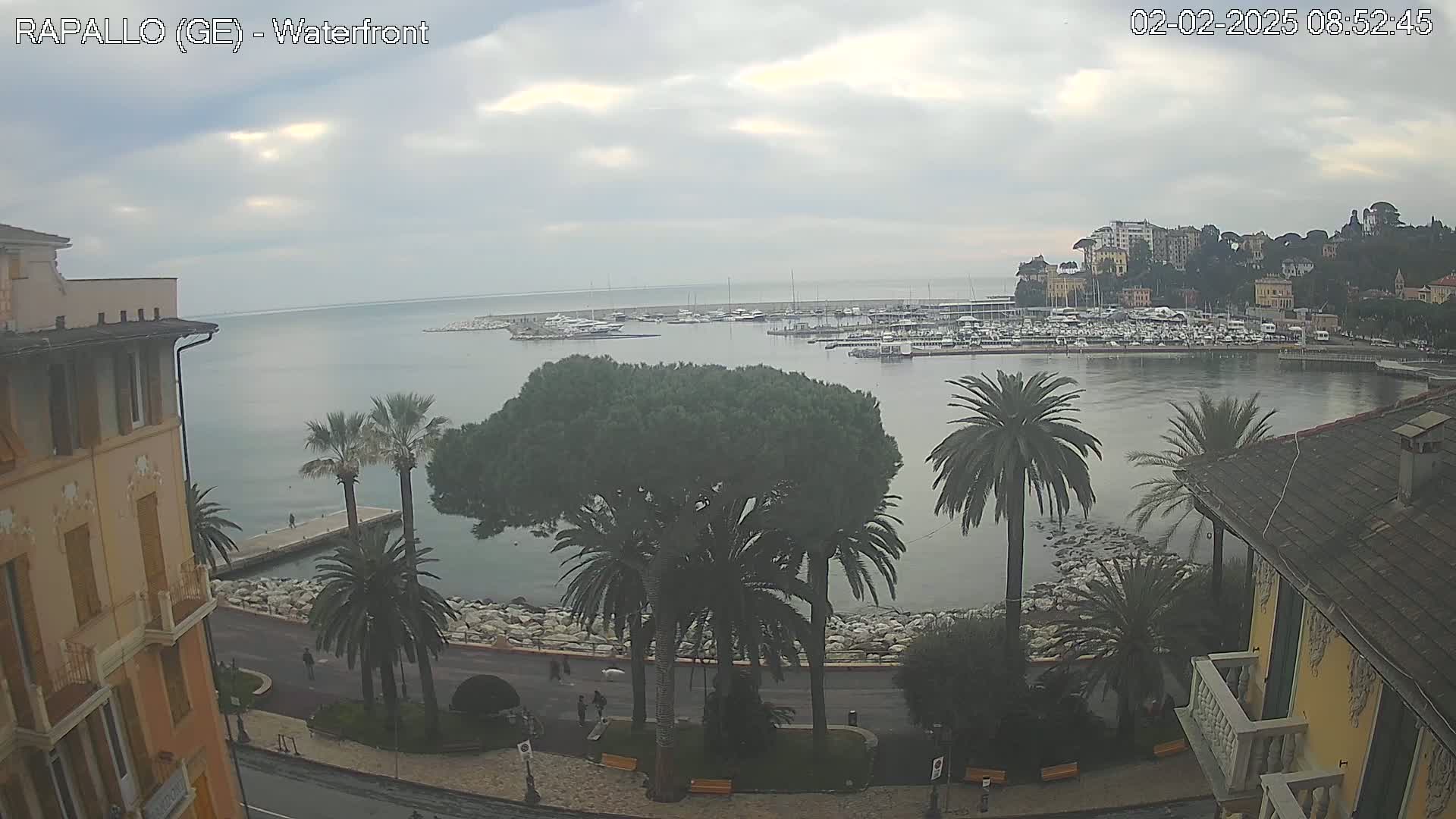 Rapallo Vittorio Veneto Coast Live Cam - Genoa, Liguria, Italy