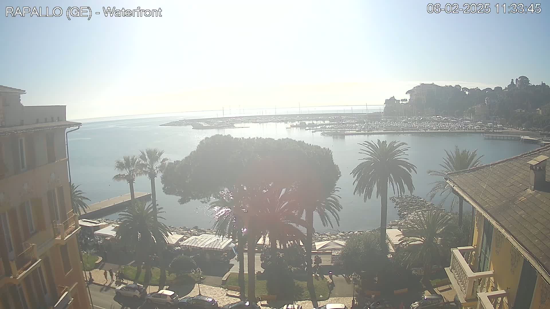 Rapallo Vittorio Veneto Coast Live Cam - Genoa, Liguria, Italy