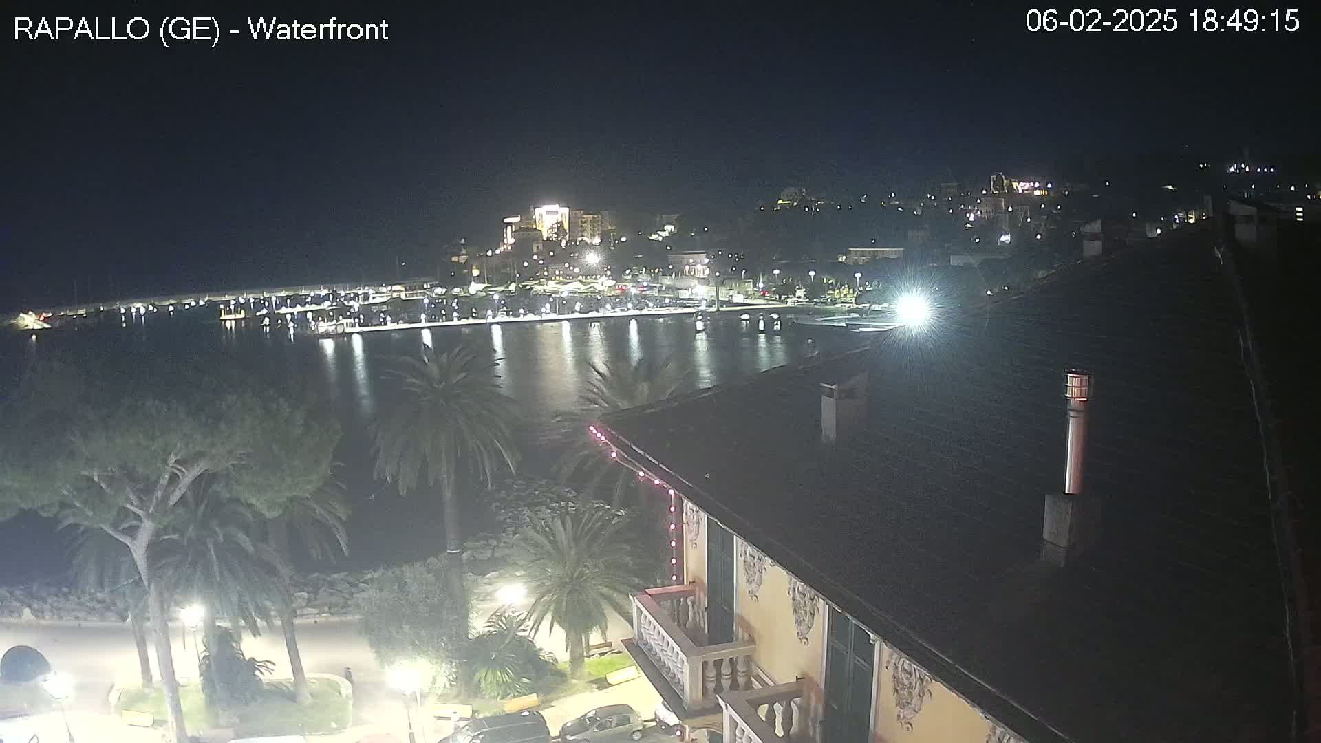 Rapallo Vittorio Veneto Coast Live Cam - Genoa, Liguria, Italy