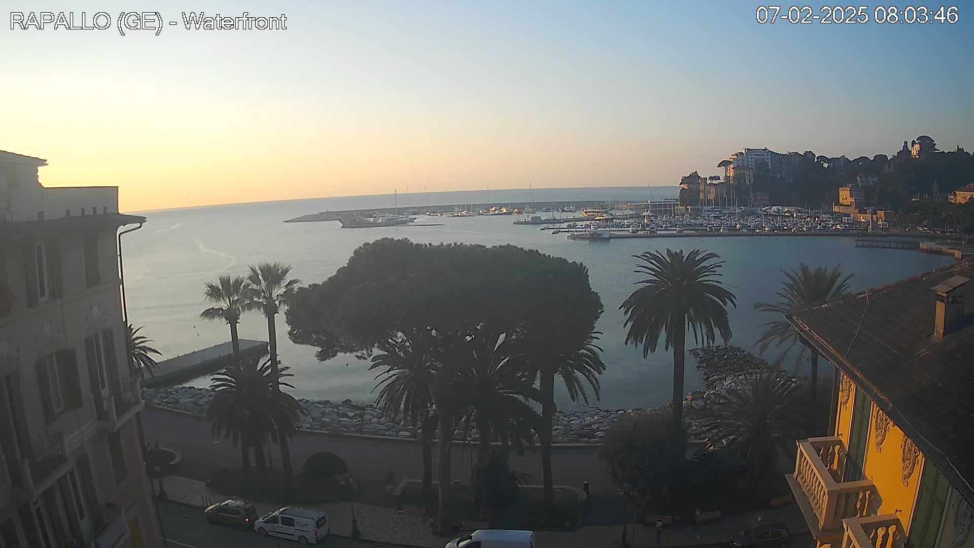 Rapallo Vittorio Veneto Coast Live Cam - Genoa, Liguria, Italy