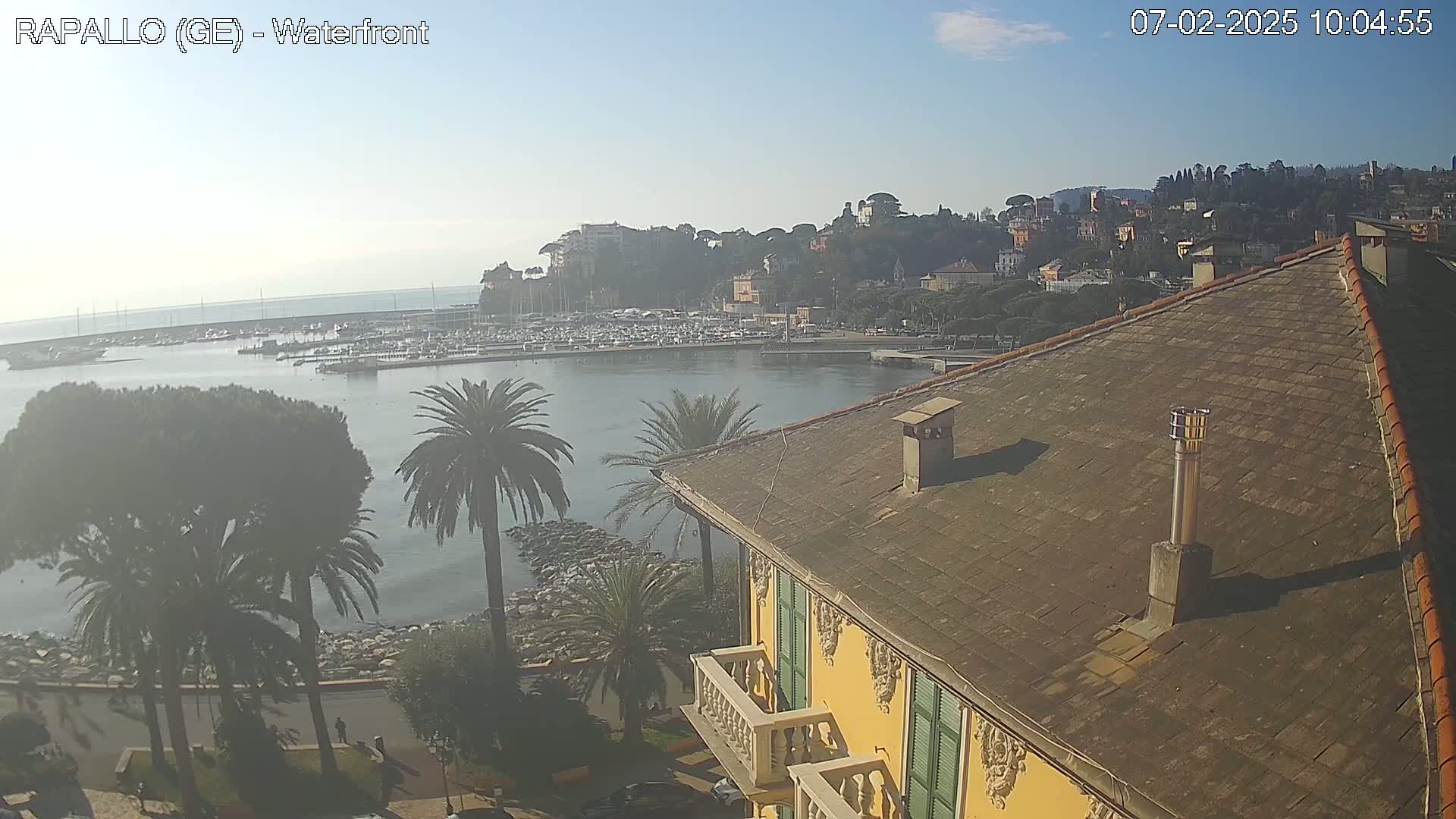 Rapallo Vittorio Veneto Coast Live Cam - Genoa, Liguria, Italy