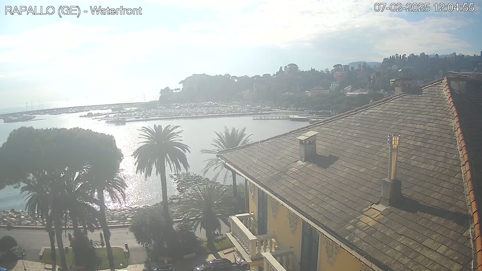 Rapallo Vittorio Veneto Coast Live Cam - Genoa, Liguria, Italy