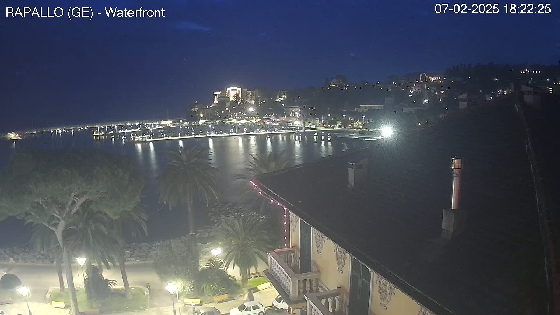 Rapallo Vittorio Veneto Coast Live Cam - Genoa, Liguria, Italy