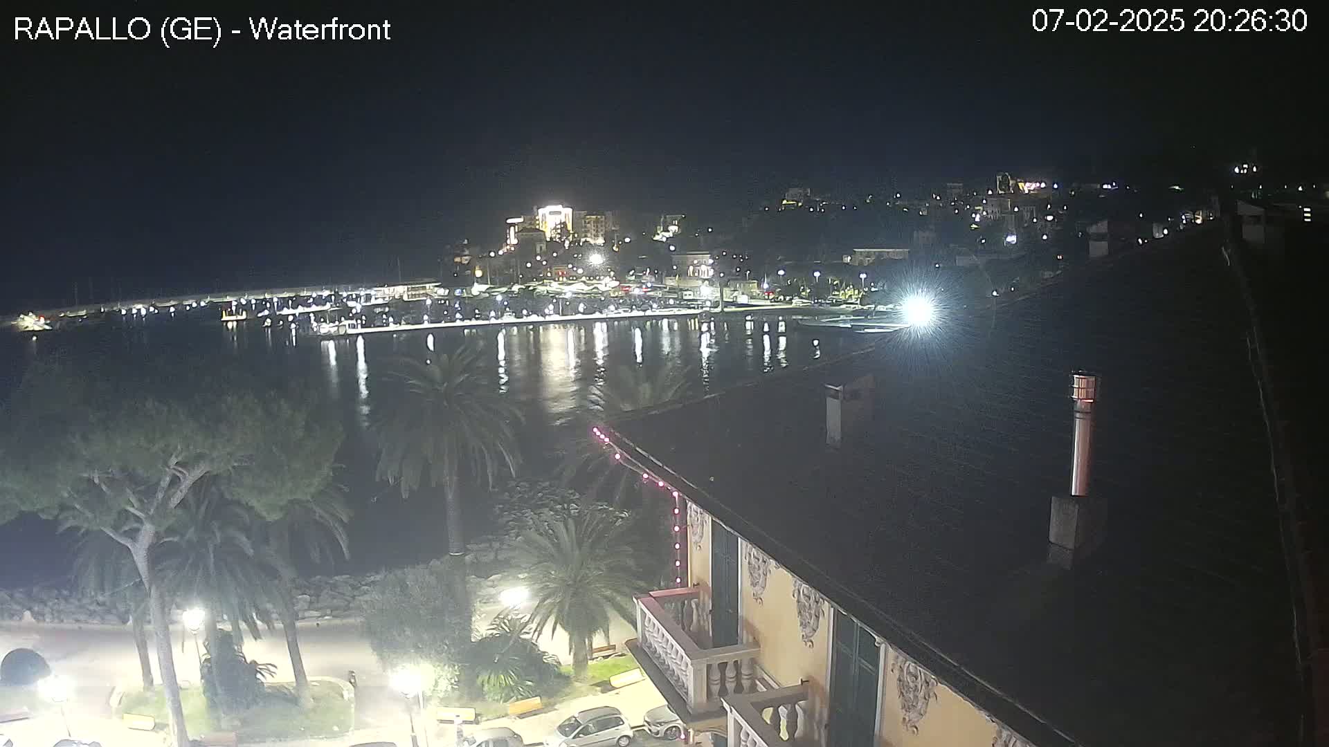 Rapallo Vittorio Veneto Coast Live Cam - Genoa, Liguria, Italy
