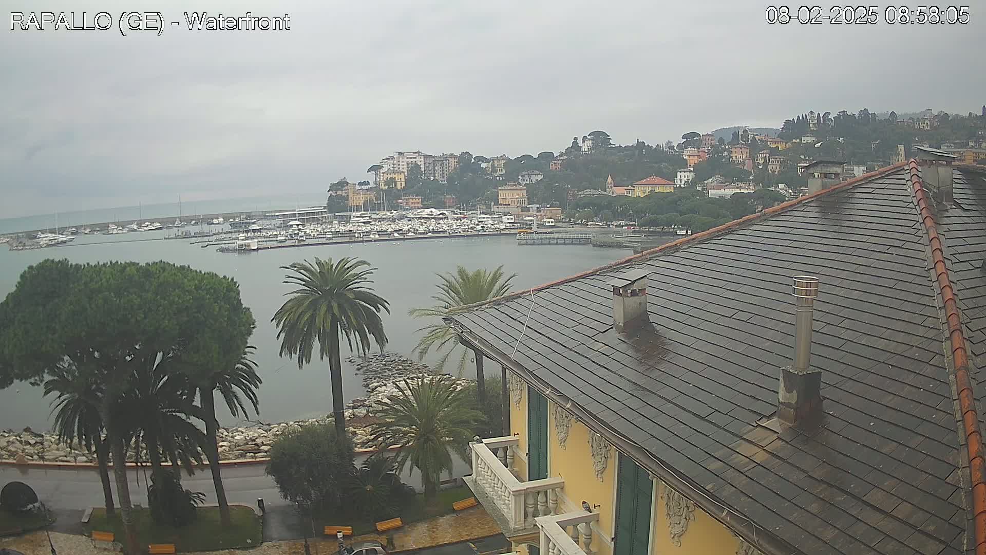 Rapallo Vittorio Veneto Coast Live Cam - Genoa, Liguria, Italy