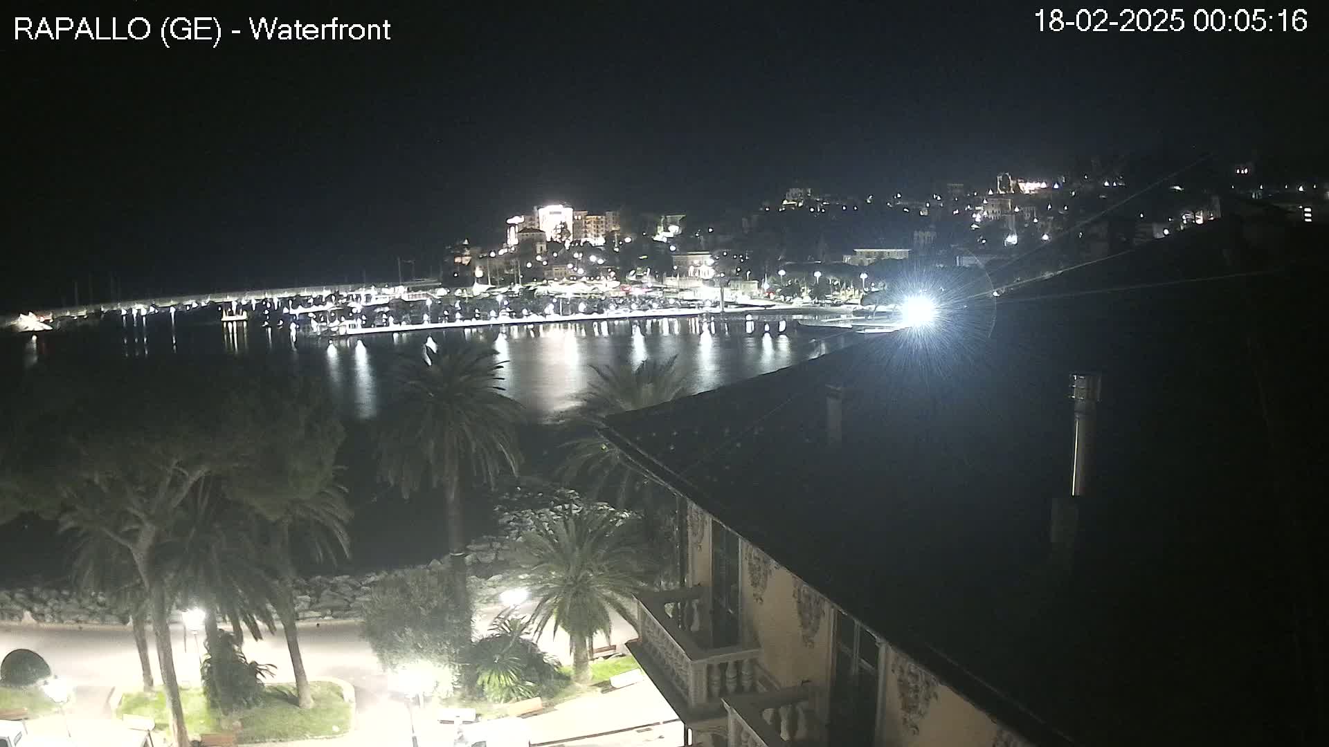 Rapallo Vittorio Veneto Coast Live Cam - Genoa, Liguria, Italy