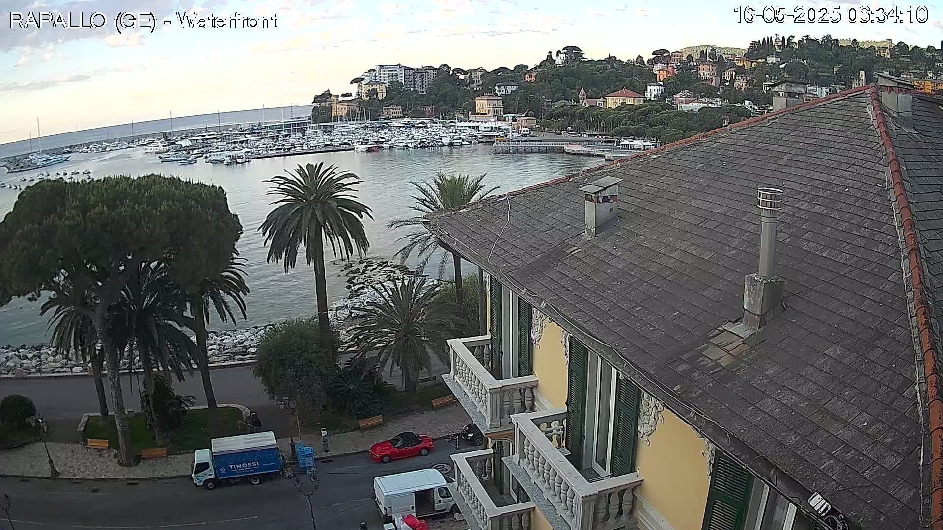 Rapallo Vittorio Veneto Coast Live Cam - Genoa, Liguria, Italy