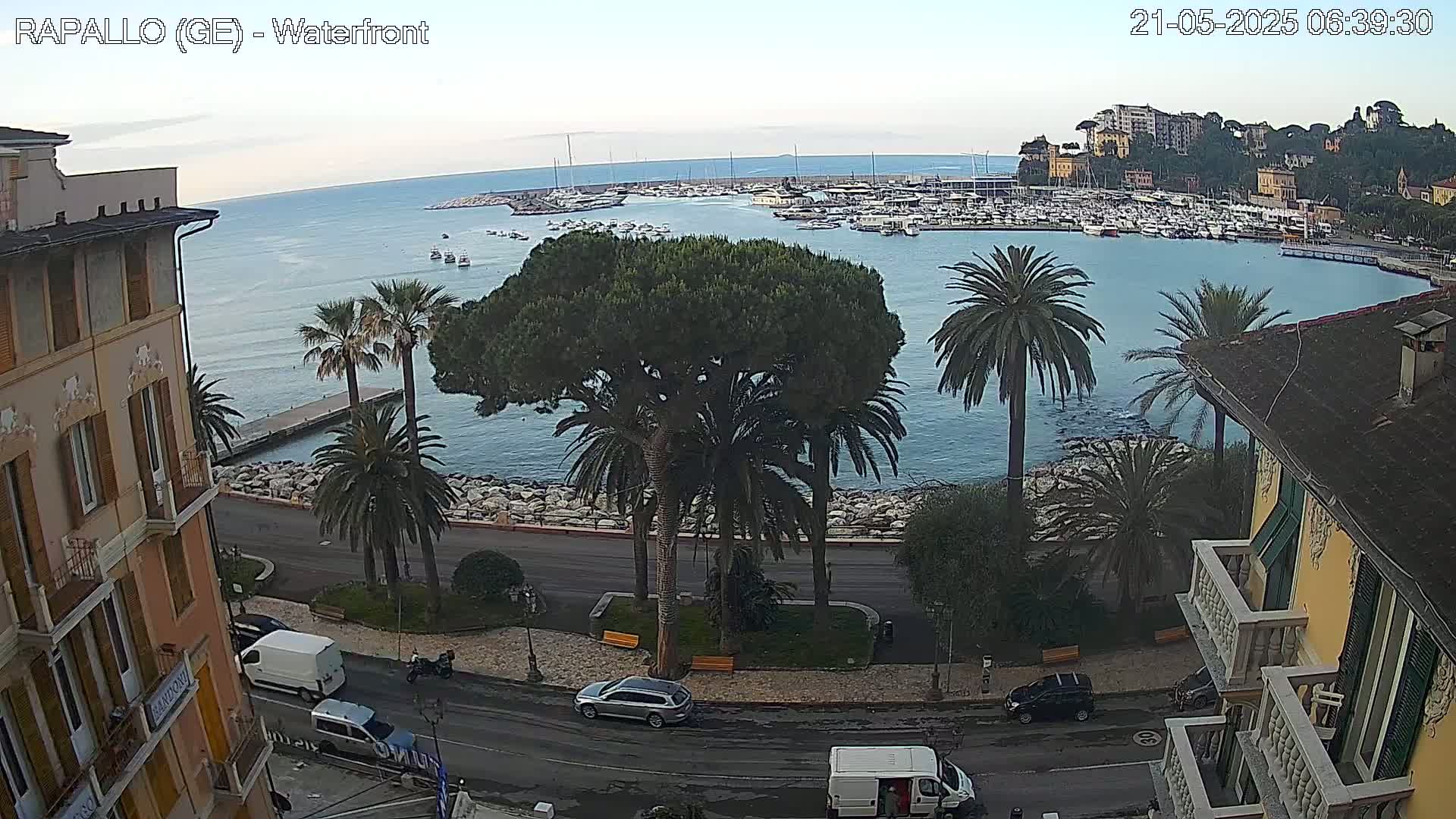Rapallo Vittorio Veneto Coast Live Cam - Genoa, Liguria, Italy