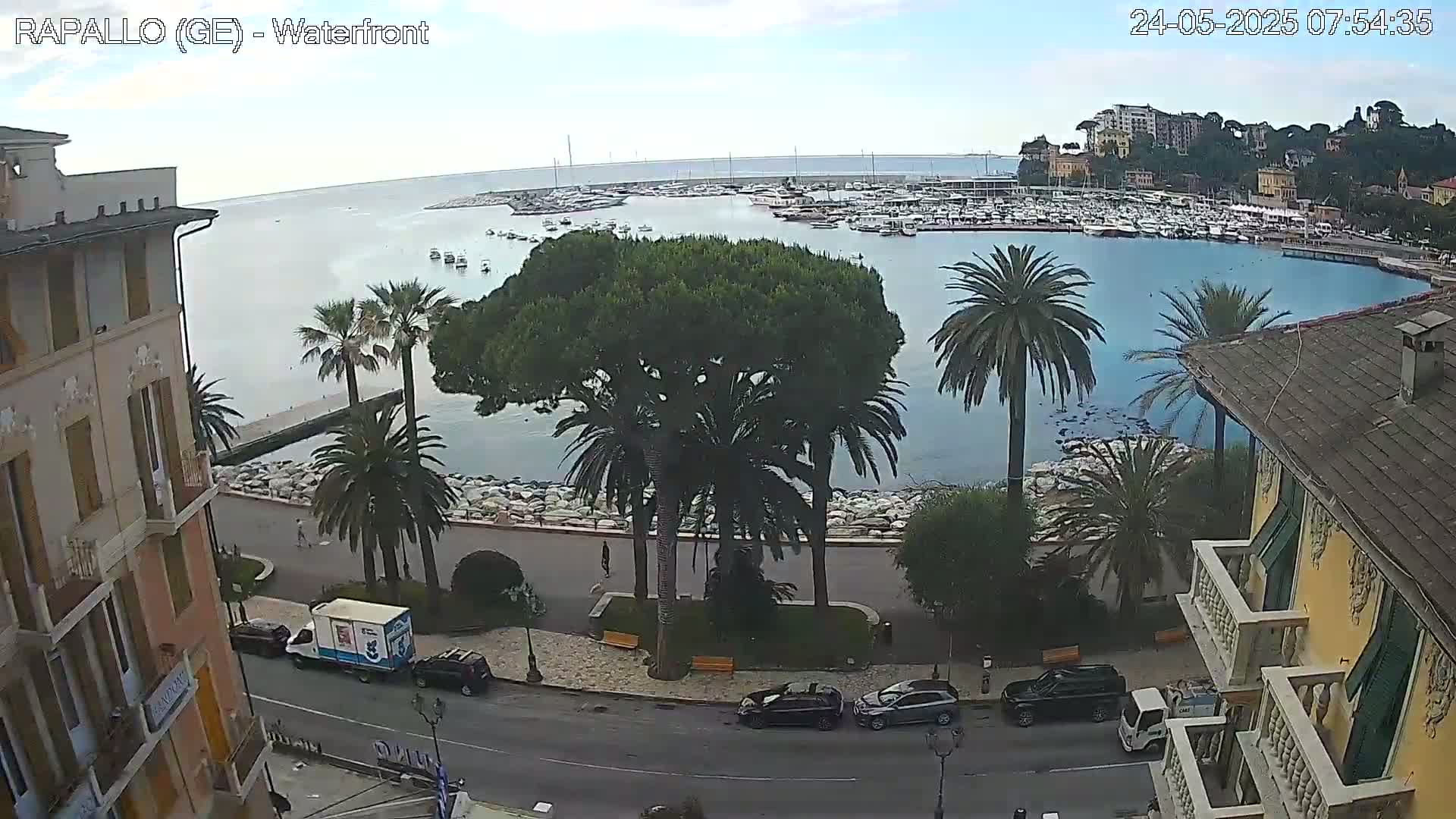 Rapallo Vittorio Veneto Coast Live Cam - Genoa, Liguria, Italy