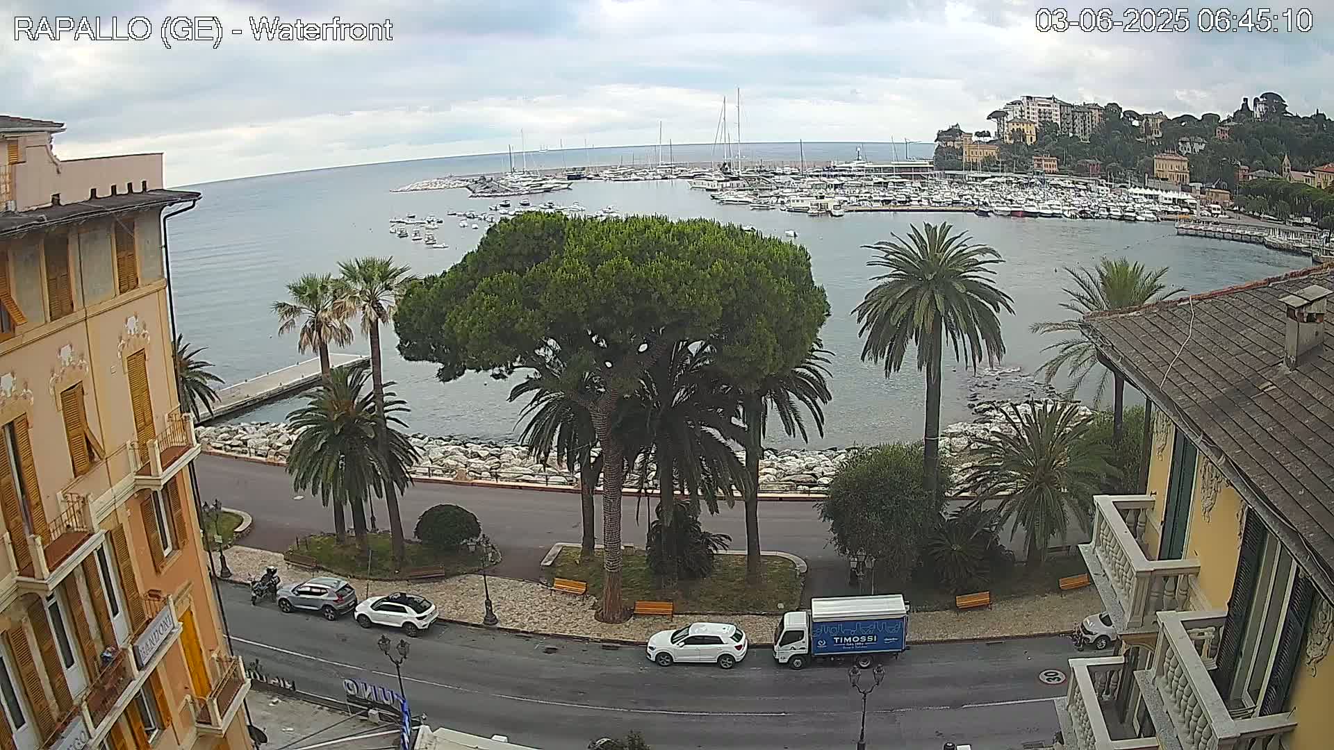 Rapallo Vittorio Veneto Coast Live Cam - Genoa, Liguria, Italy