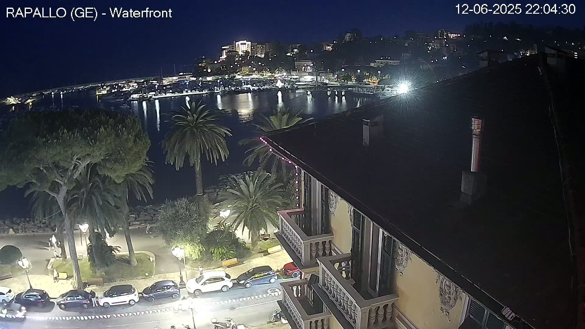 Rapallo Vittorio Veneto Coast Live Cam - Genoa, Liguria, Italy