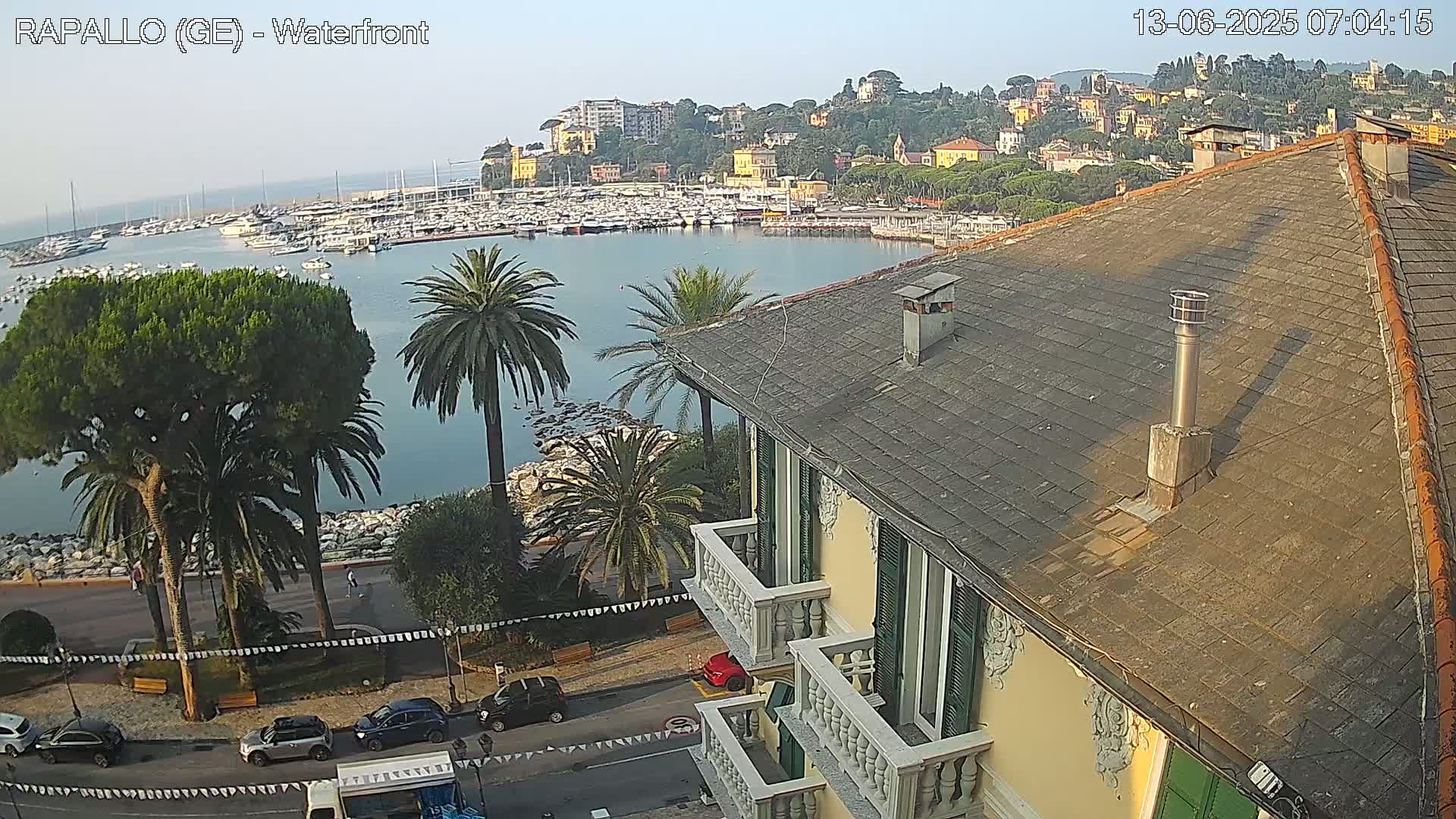 Rapallo Vittorio Veneto Coast Live Cam - Genoa, Liguria, Italy