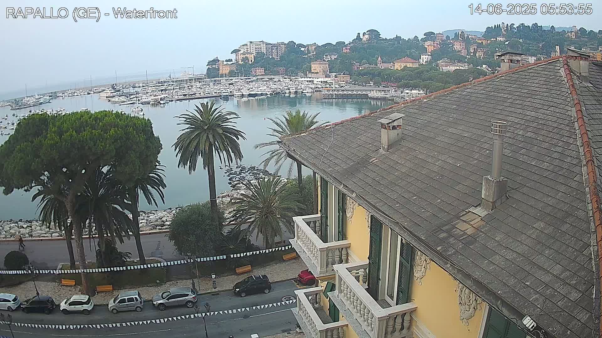 Rapallo Vittorio Veneto Coast Live Cam - Genoa, Liguria, Italy